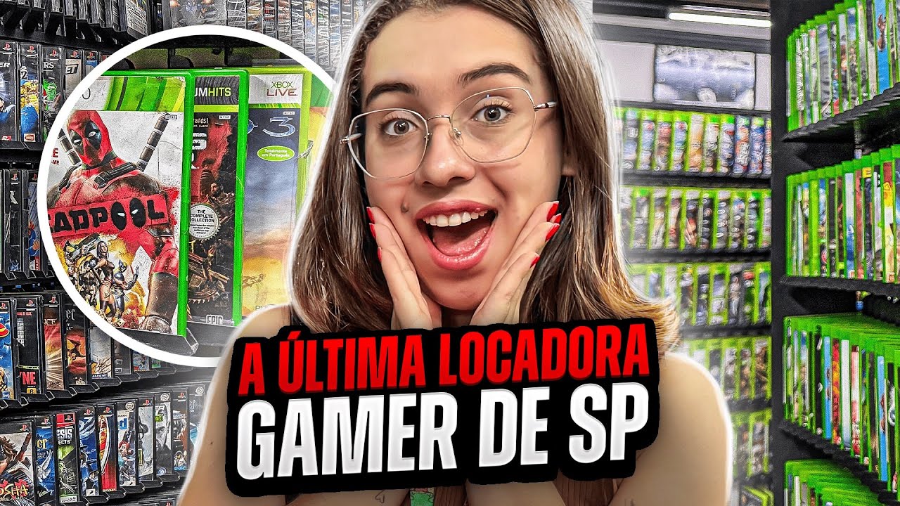 Visitei a &uacute;ltima LOCADORA GAMER em S&Atilde;O PAULO!