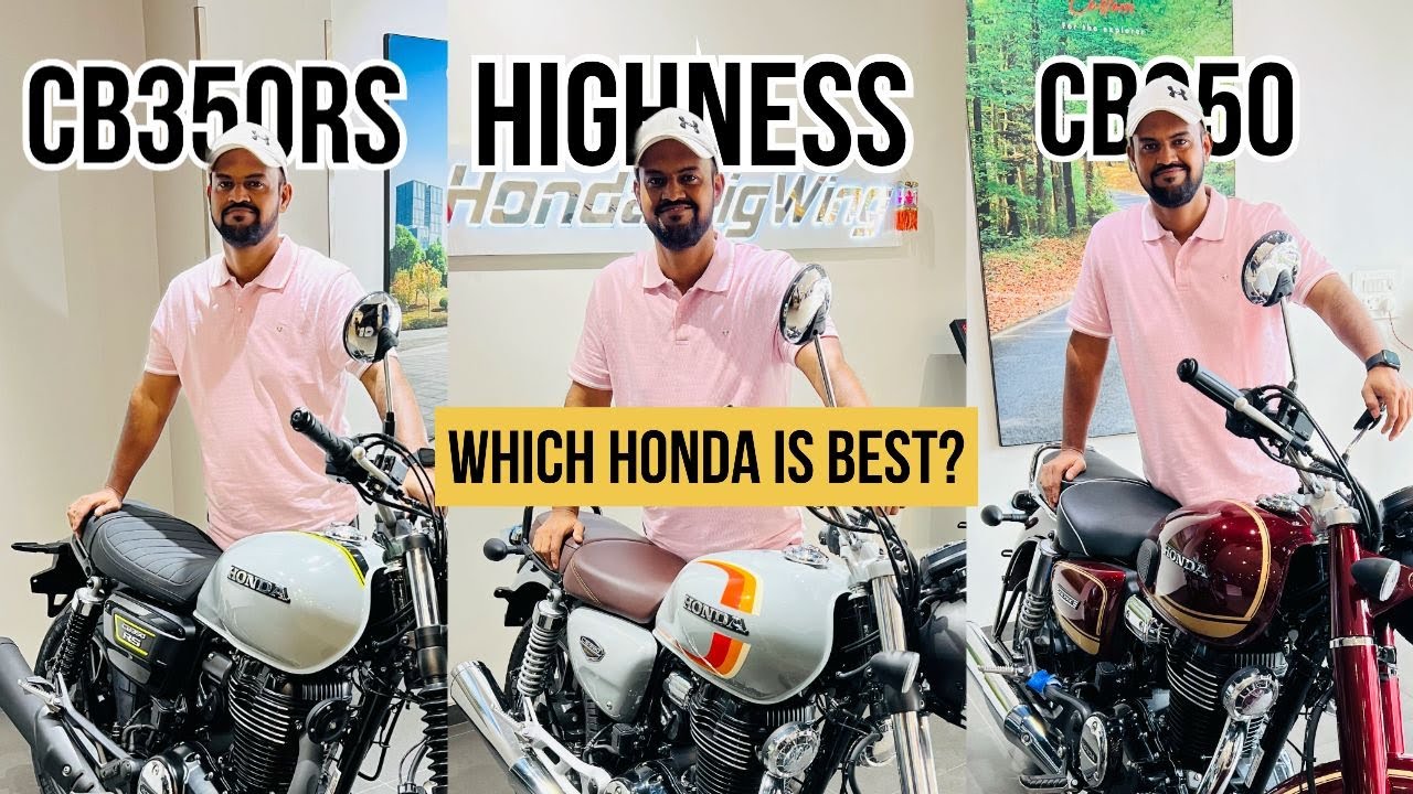 Honda CB350 Lineup Battle | Classic vs Sporty vs Retro!