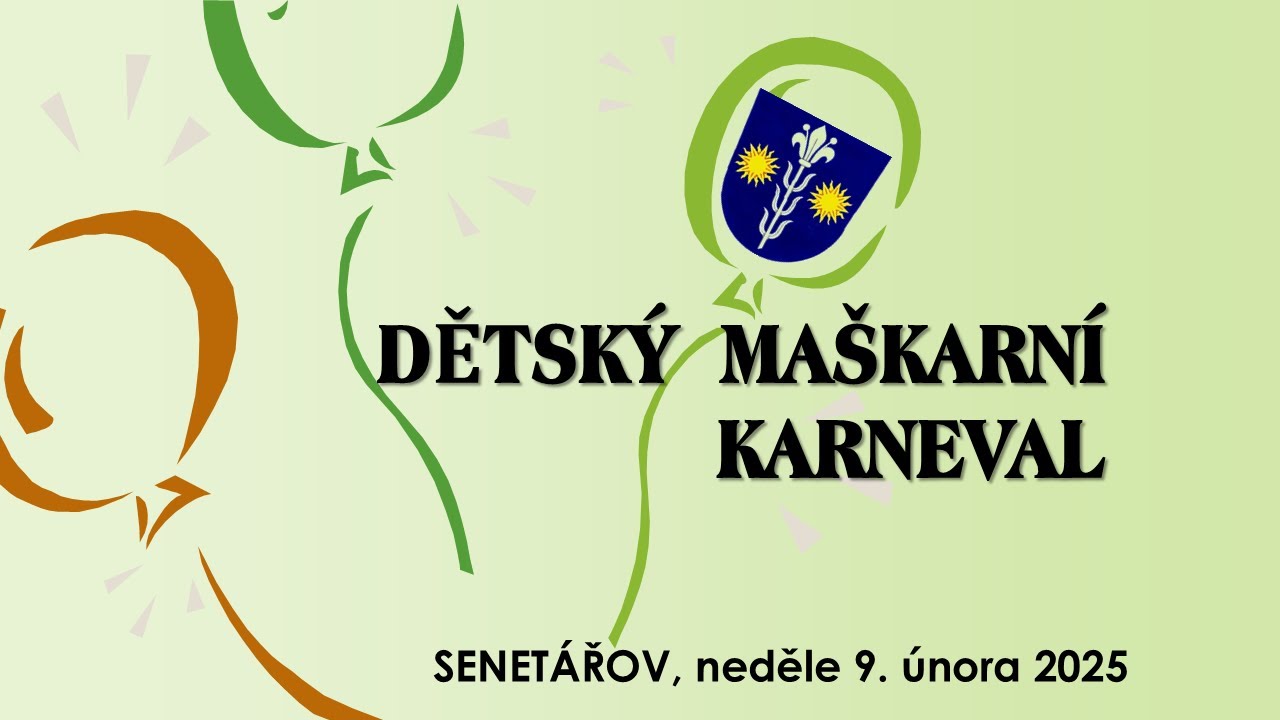 Dětský maškarní karneval v obci Senetářov - 9. února 2025 #karneval
