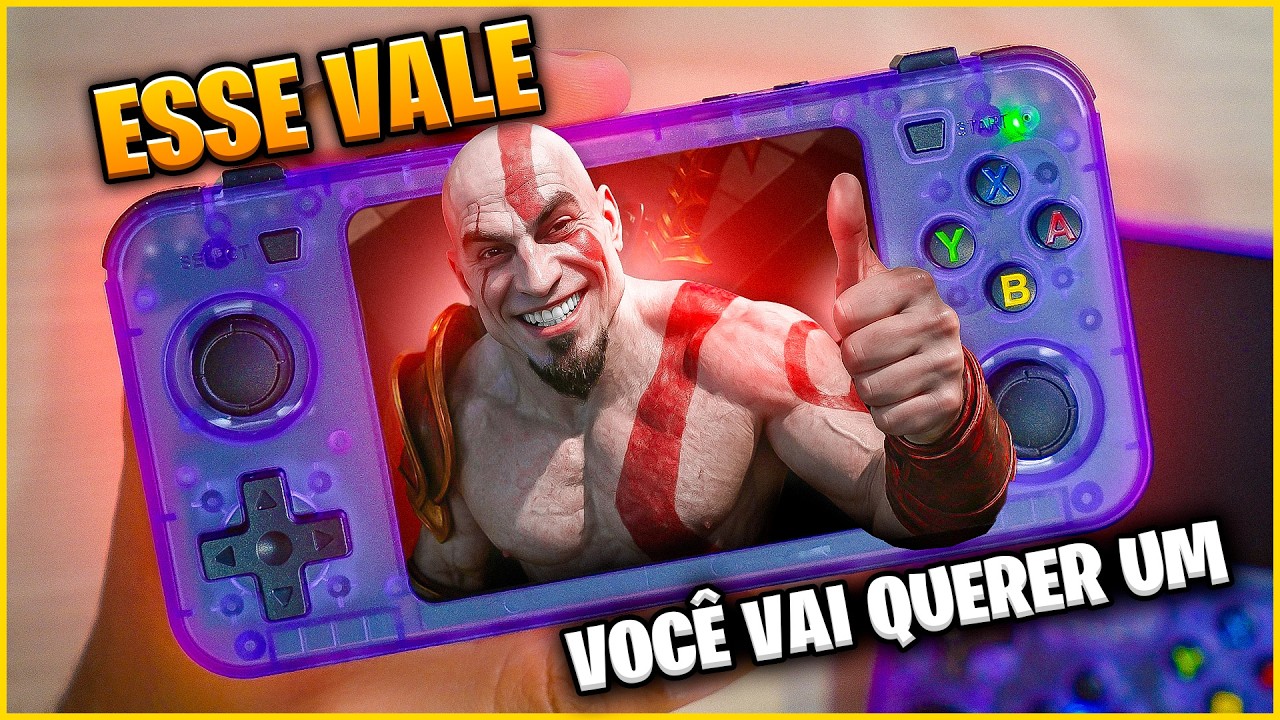 Review Completo R36H: O MELHOR Console Portátil Barato 2025?