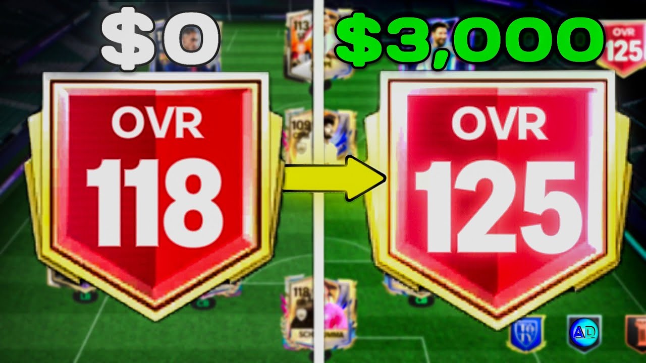 صرفت 3000$ عشان أحول حسابي من 118 ل 125 OVR !