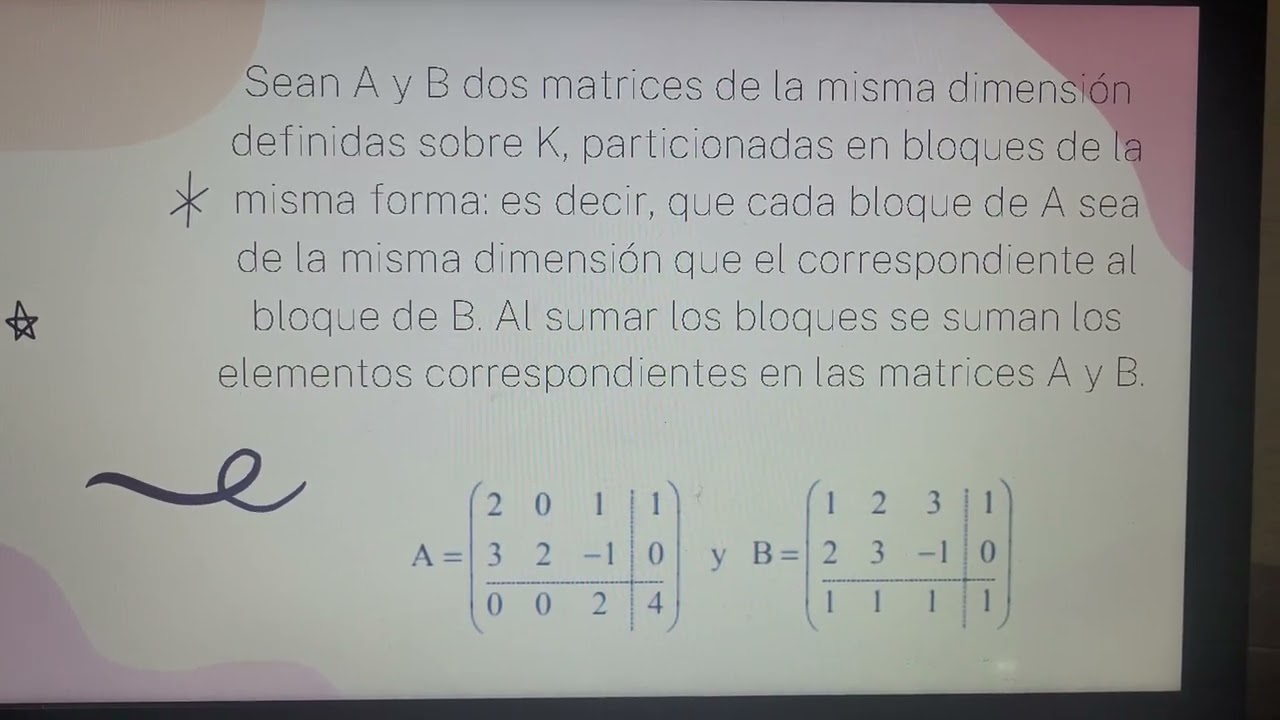 Matrices Particionadas