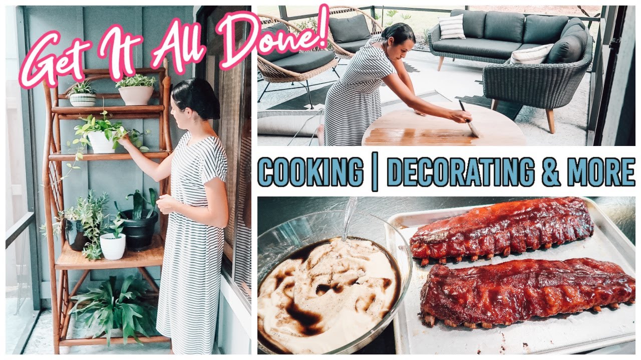 GET IT ALL DONE MENNONITE MOM STYLE | DECORATING | COOKING