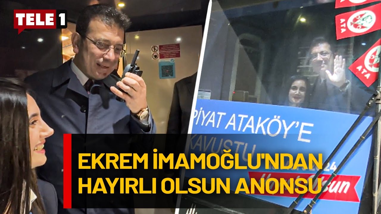 İmamoğlu metro açılışında yoğun ilgiyle karşılandı, ortaya renki görüntüler çıktı