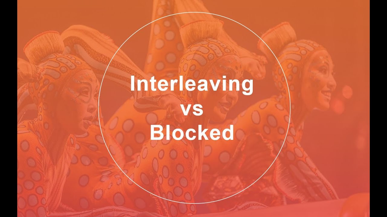 Blocked vs Interleaving Video