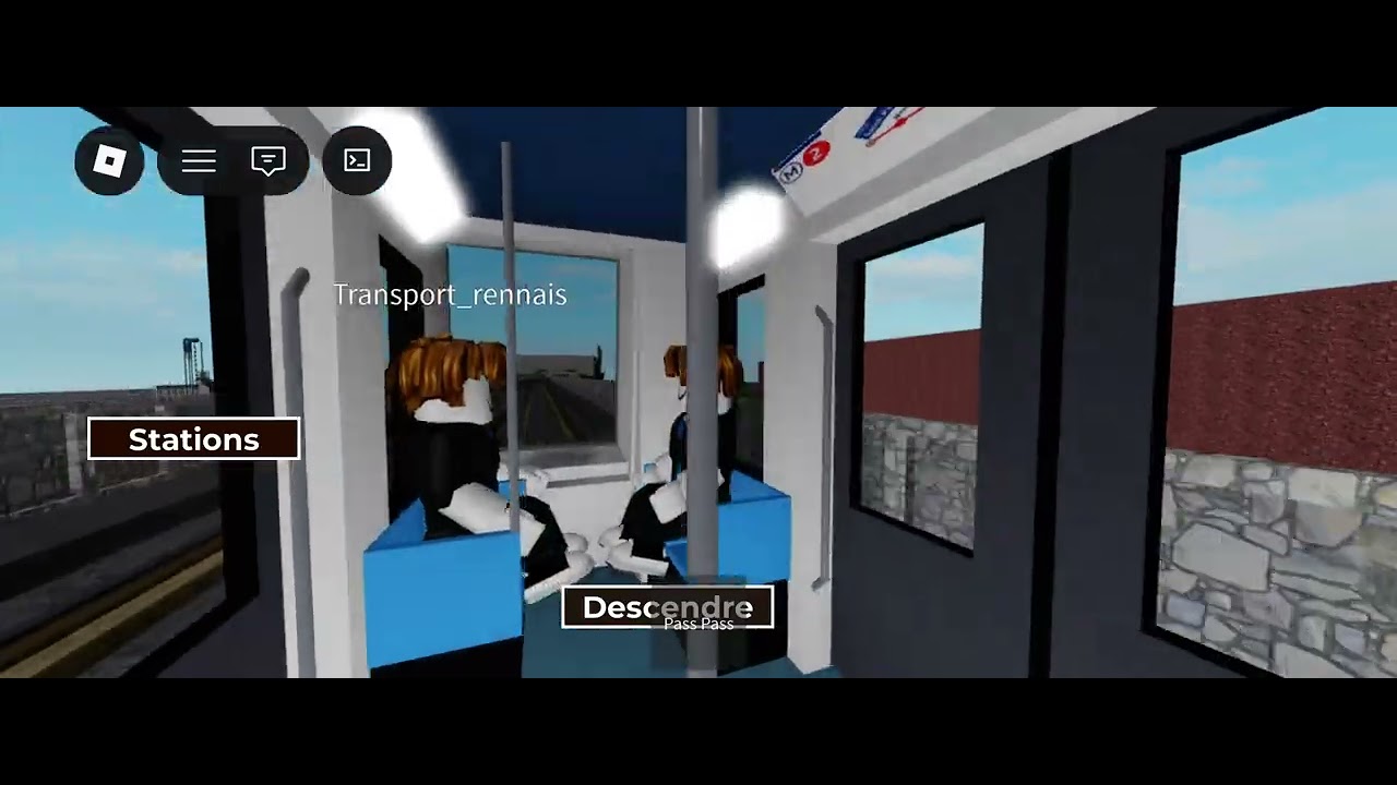 Teste du jeu Ilévia-Ligne 2 sur Roblox 🚇