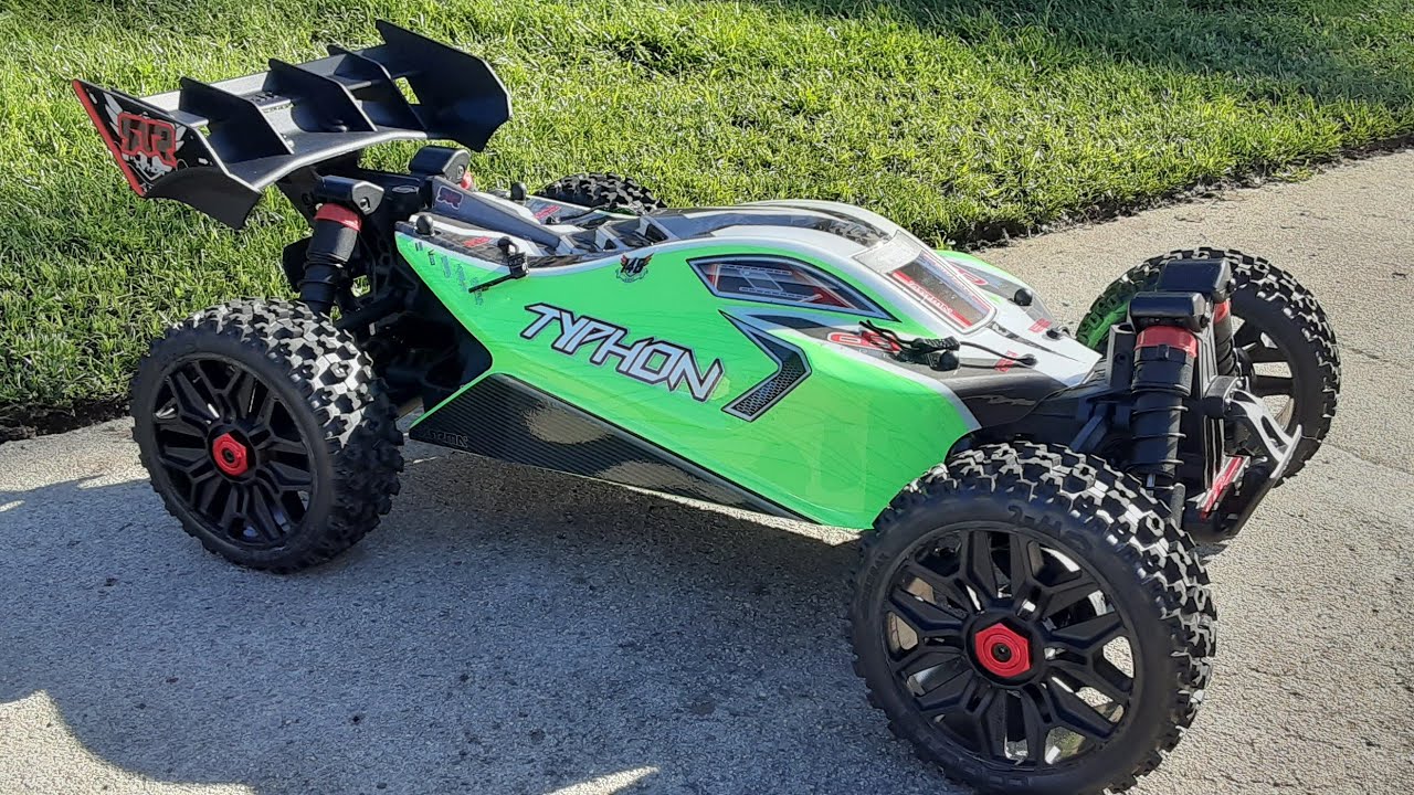 Arrma Typhon (Brushed) Outside Test Run NIHM/2s Lipo & 3s Will It BURN ?🔥🔥