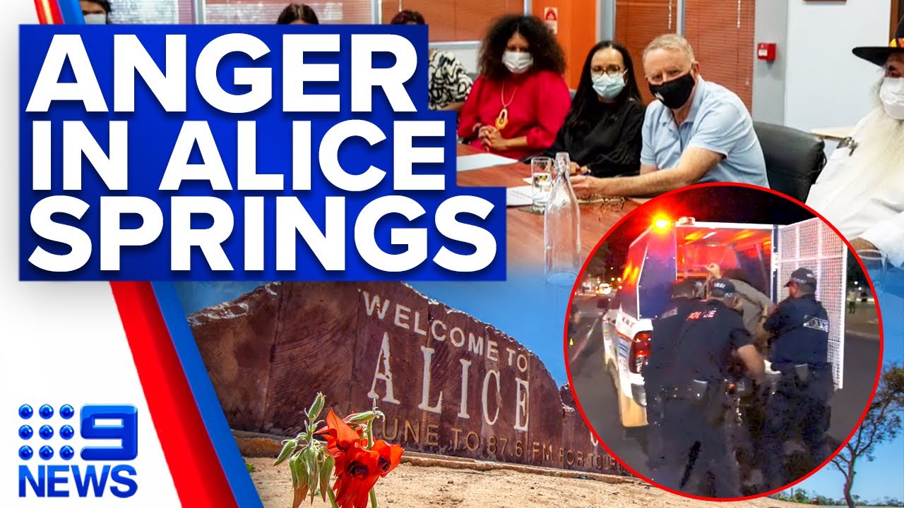 Albanese arrives in Alice Springs amid crime crisis | 9 News Australia