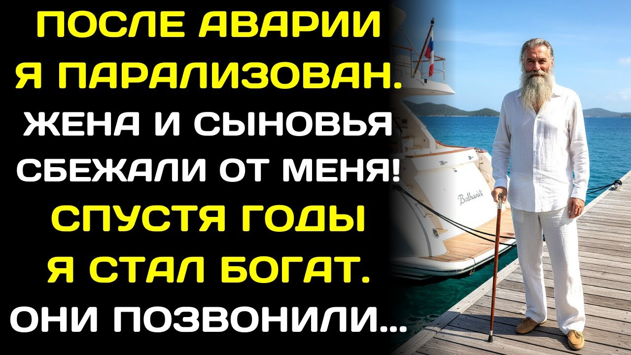 Жена Ушла, когда меня парализовало. Спустя годы она вернулась, но мой ответ её уничтожил.