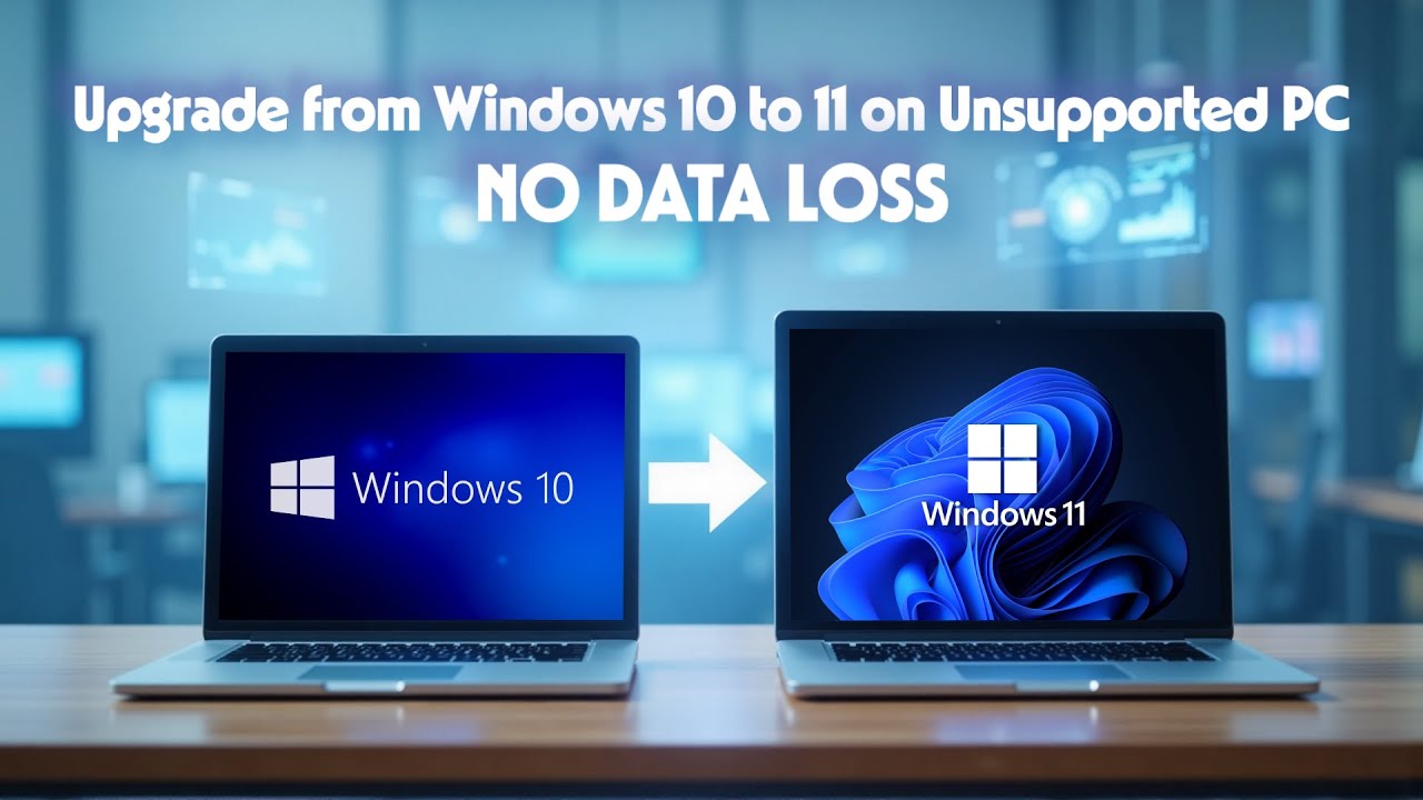 How to Install Windows 11 on Unsupported PC – Keep All Data & Apps