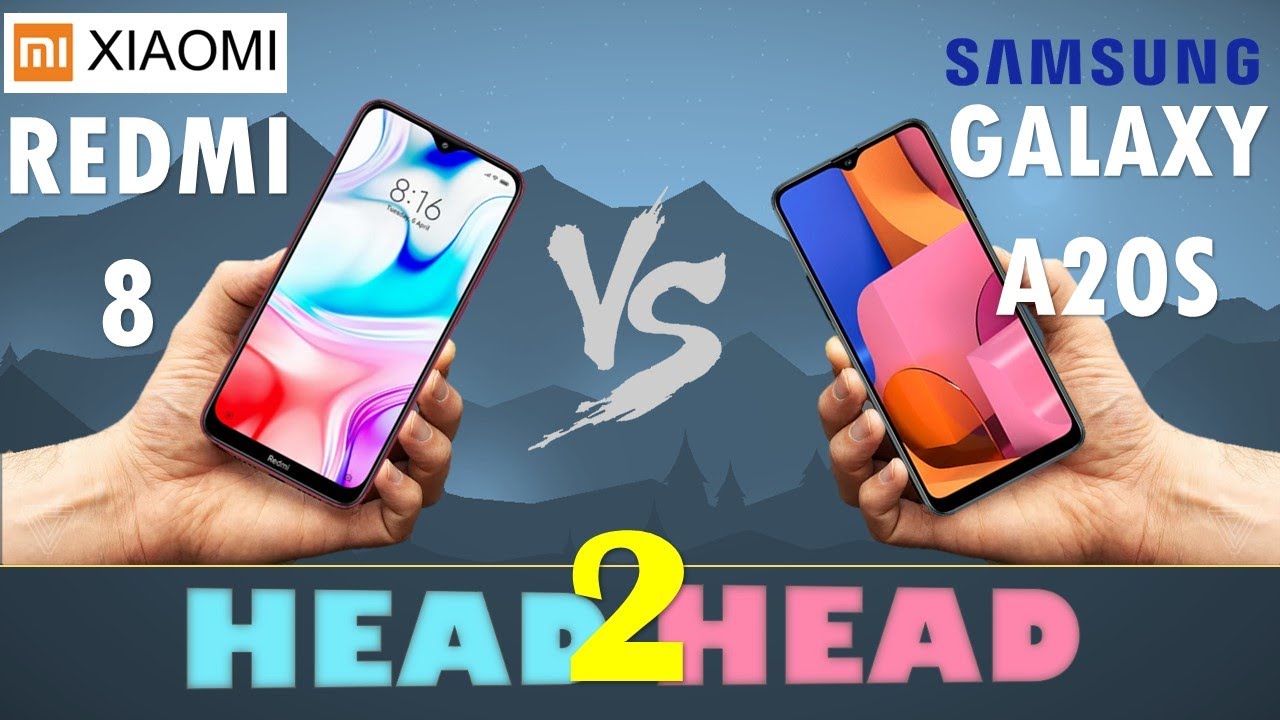 XIAOMI Redmi 8  VS Samsung Galaxy A20s
