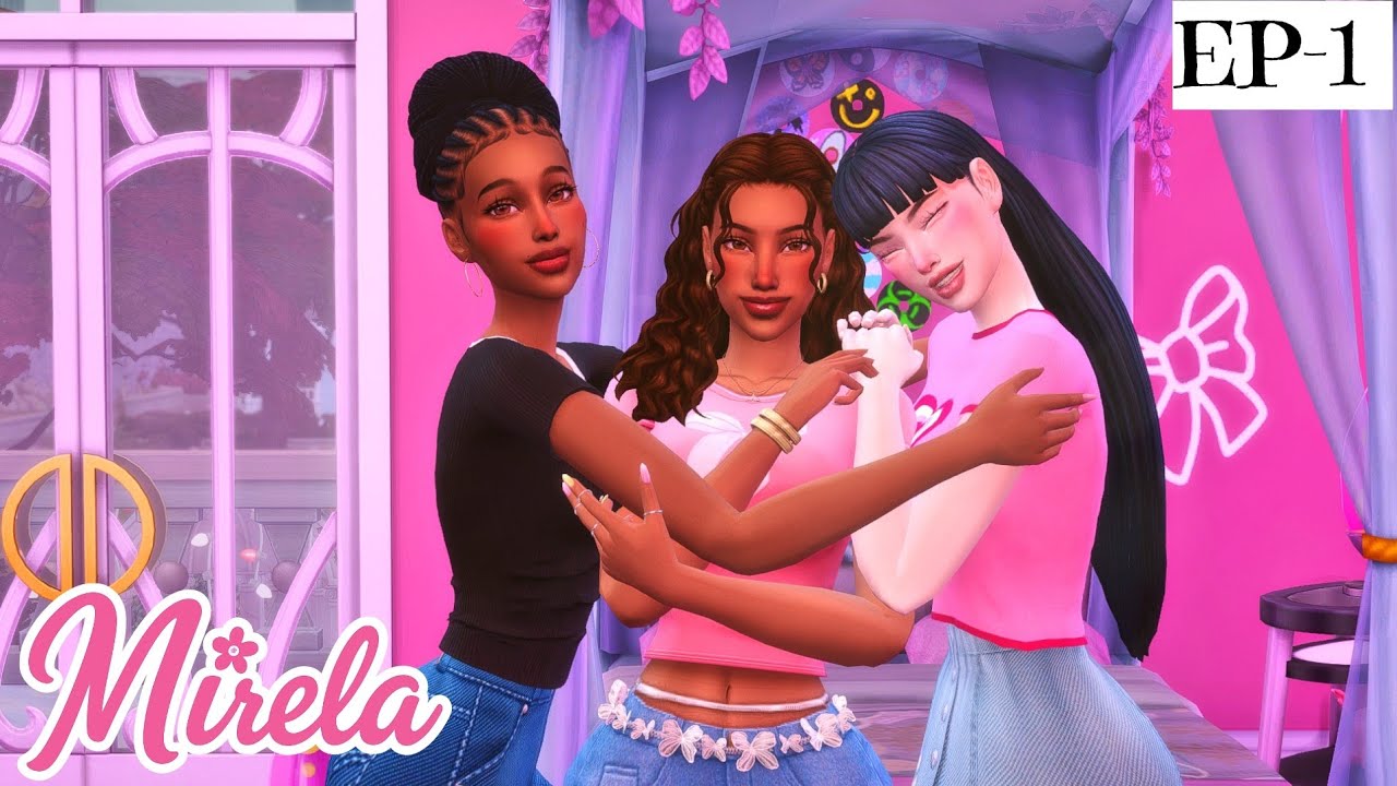 FattyHouse:Mirela e suas amigas 🫧|EP-1 The Sims 4 🦋