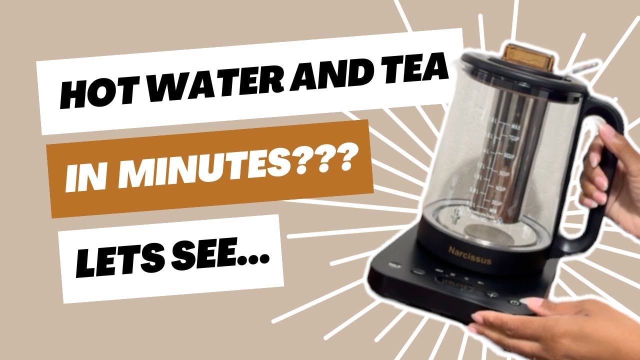 Have Hot Water Ready So Fast | Narcissus Hot Water Tea Glass Electric Kettle