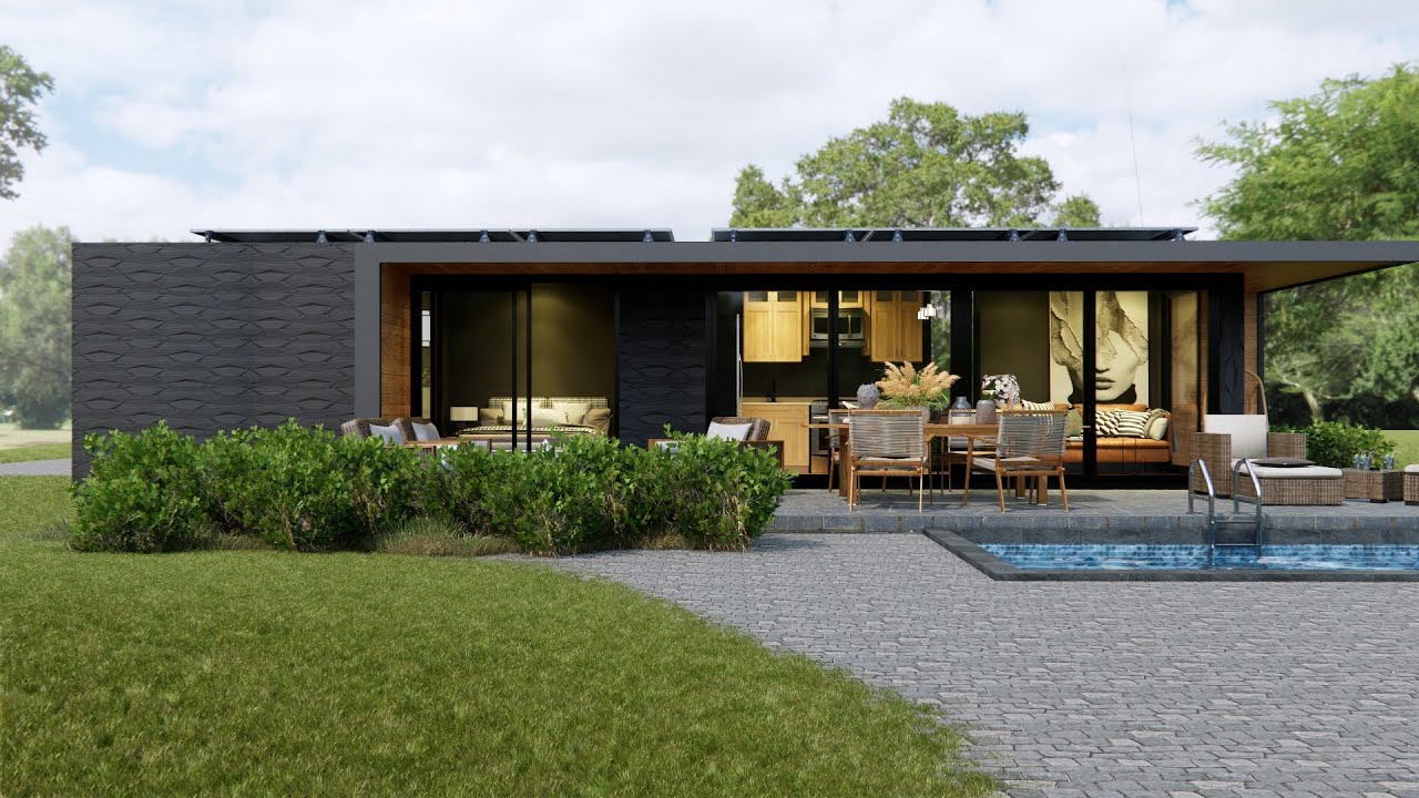 Modulház / 1 hálószoba / 30 m2 + Terasz