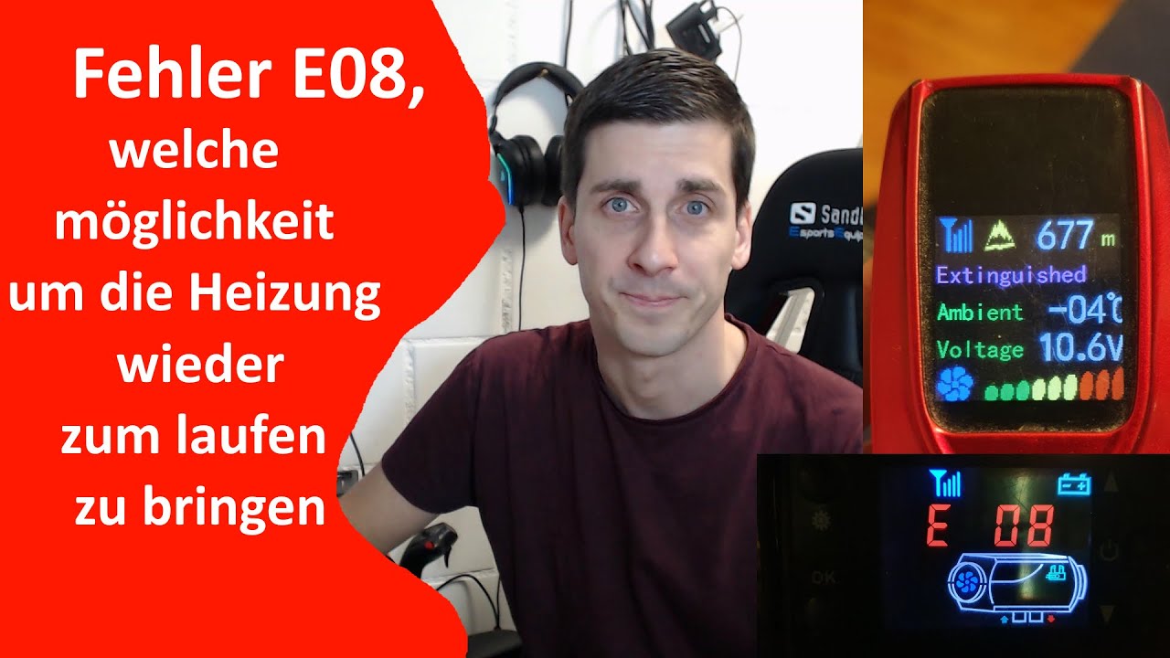 Fehler E08, Nat&uuml;rlich bei -10 Grad Aussentemperatur und wie behebe ich den Fehler