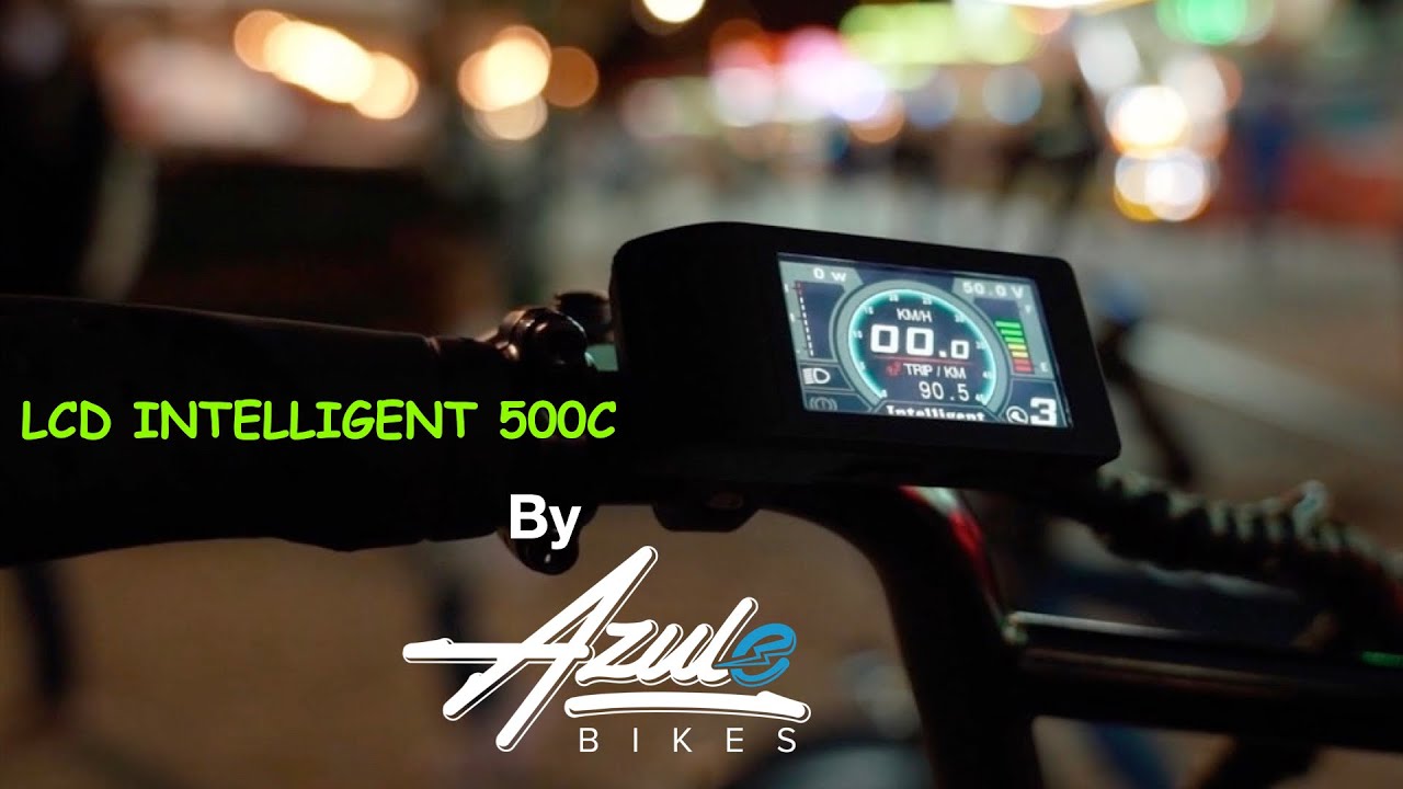 LCD INTELLIGENT 500C de la eBike Iretta-2 por Azule Bikes