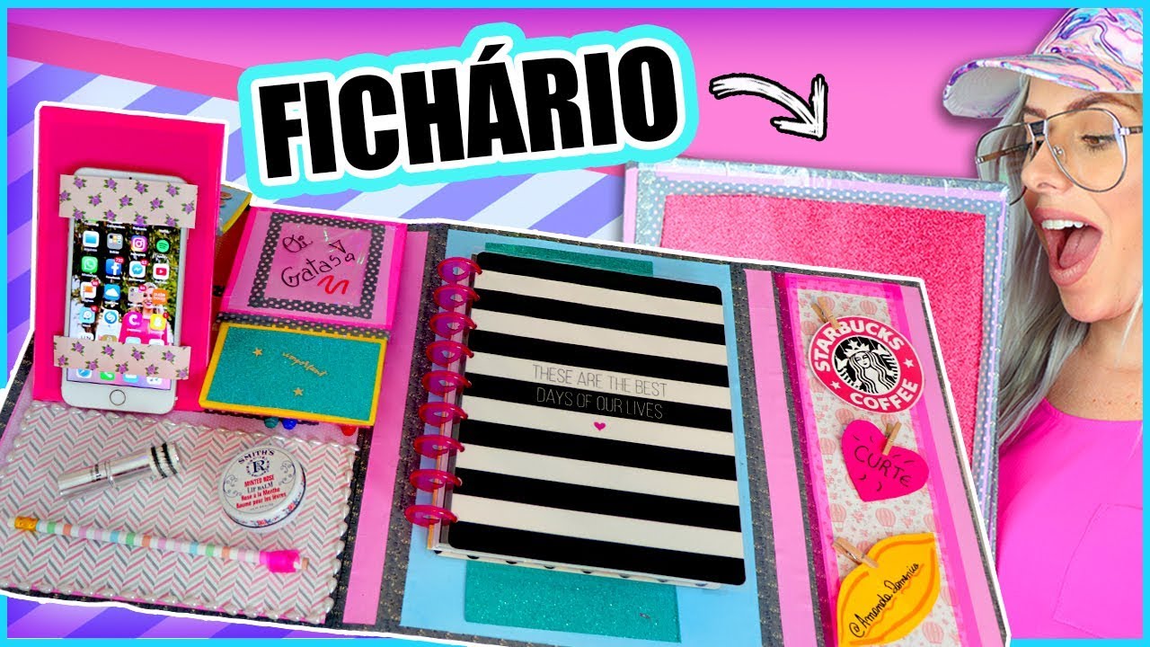 FICHÁRIO MÁGICO EM CASA SEM GASTAR MUITO | ARRASE NA ESCOLA #03