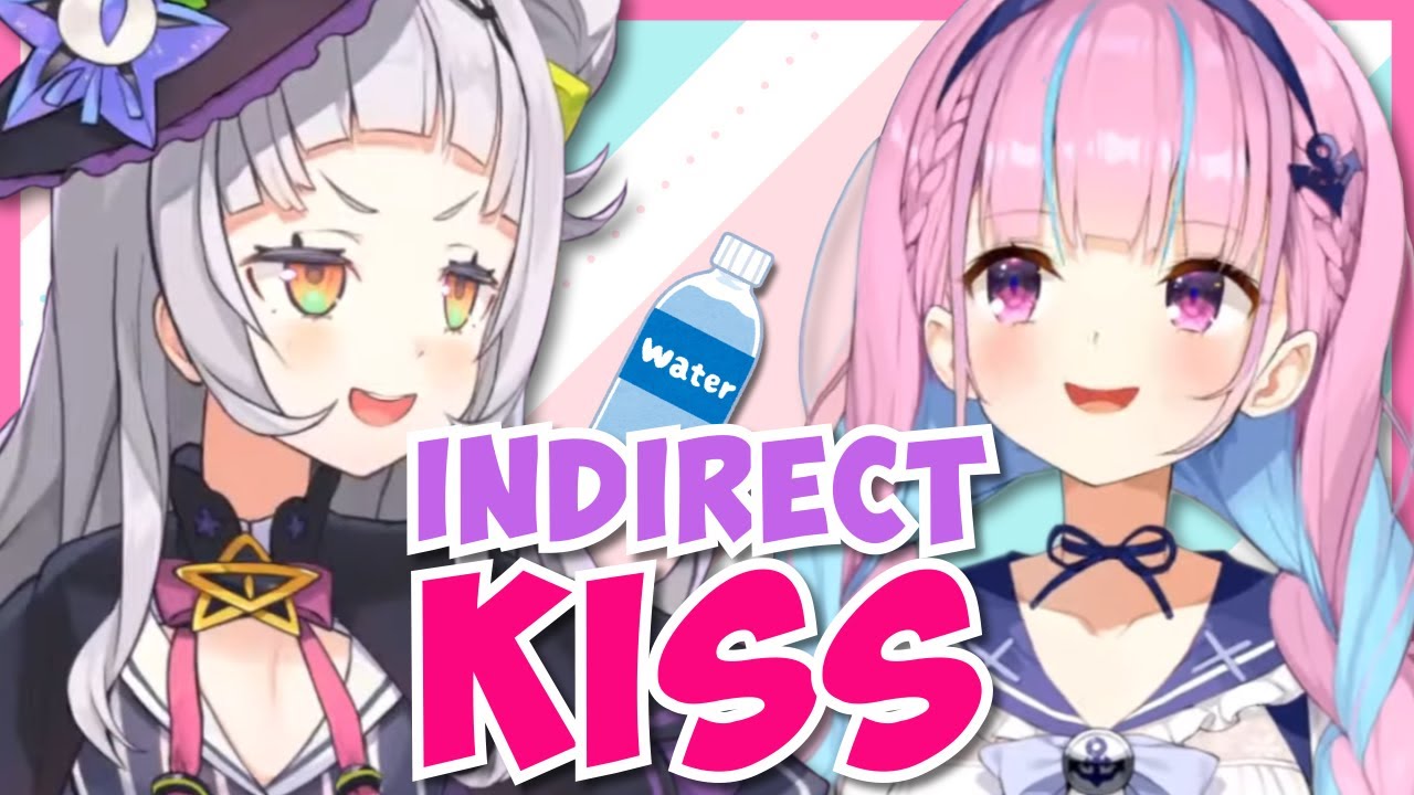 Aqua and Shion getting excited over drinking water