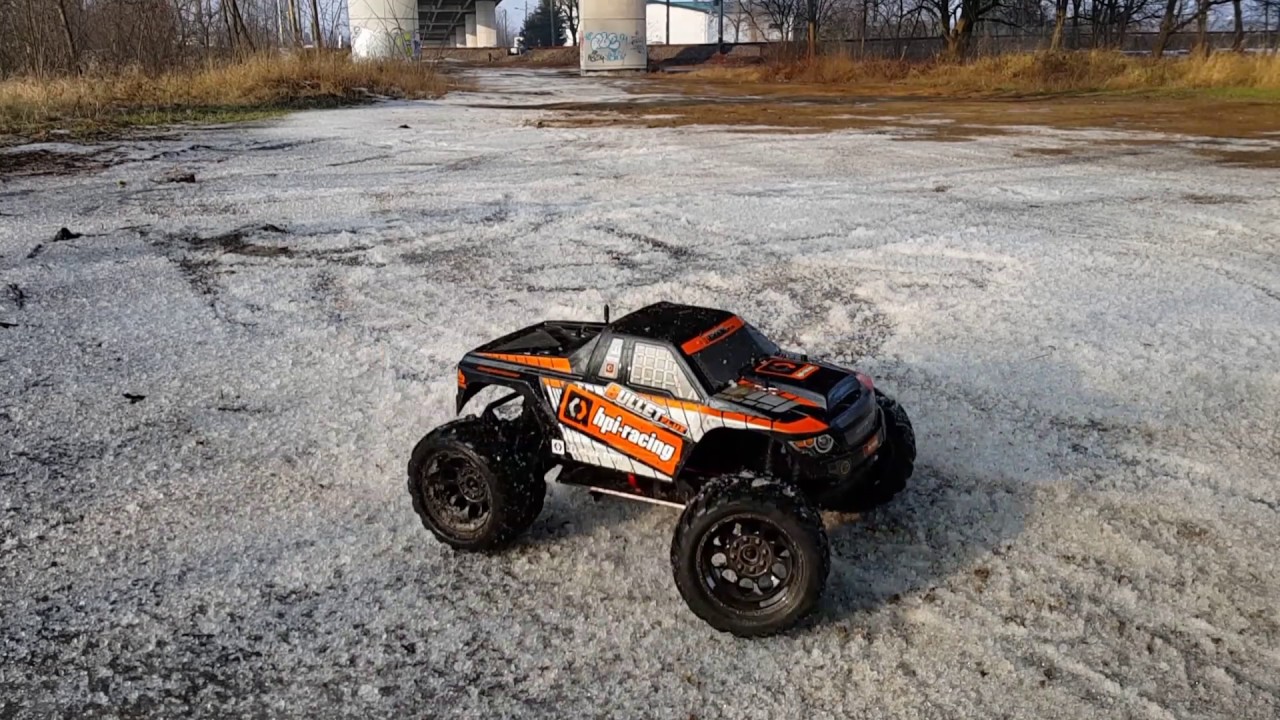 #64 HPI racing Bullet MT Flux - jazda z pudła Lipo 2S
