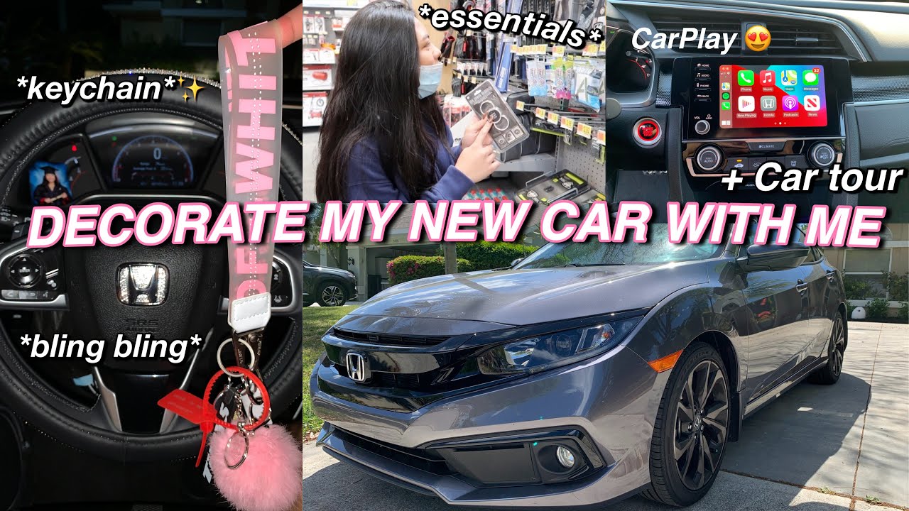 DECORATE MY NEW CAR WITH ME + CAR TOUR!