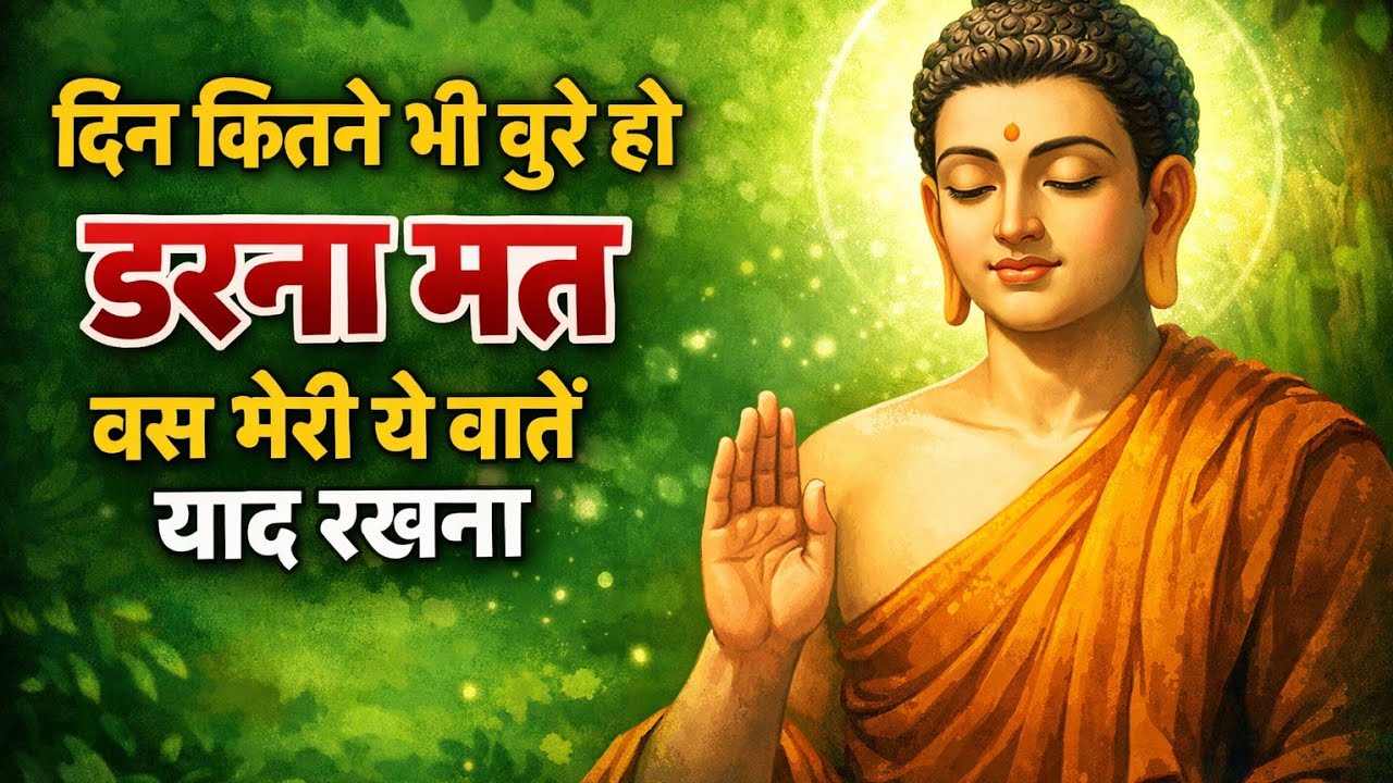 दिन कितने भी बुरे हो, डरना मत बस मेरी ये बातें याद रखना..! || Best Buddhist Motivational Quotes 
