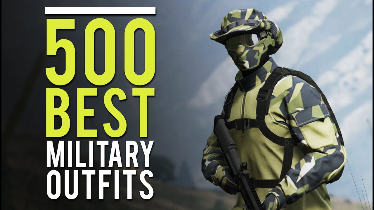 GTA Online - 500 Best Military Outfits & How To Do Them (SHOWCASE)