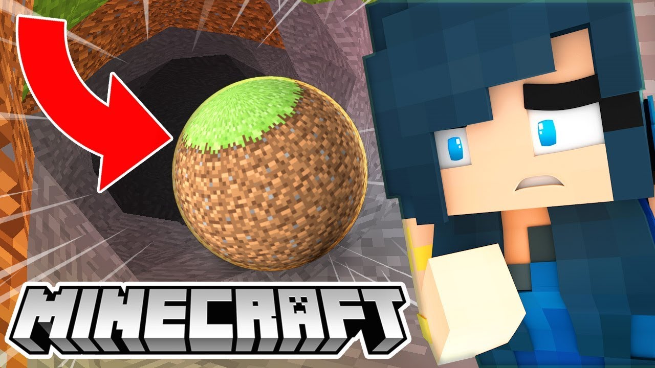 WHAT IF MINECRAFT WAS ROUND? (Minecraft Mods)
