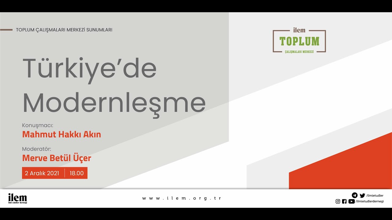 Türkiye'de Modernleşme | Mahmut Hakkı Akın