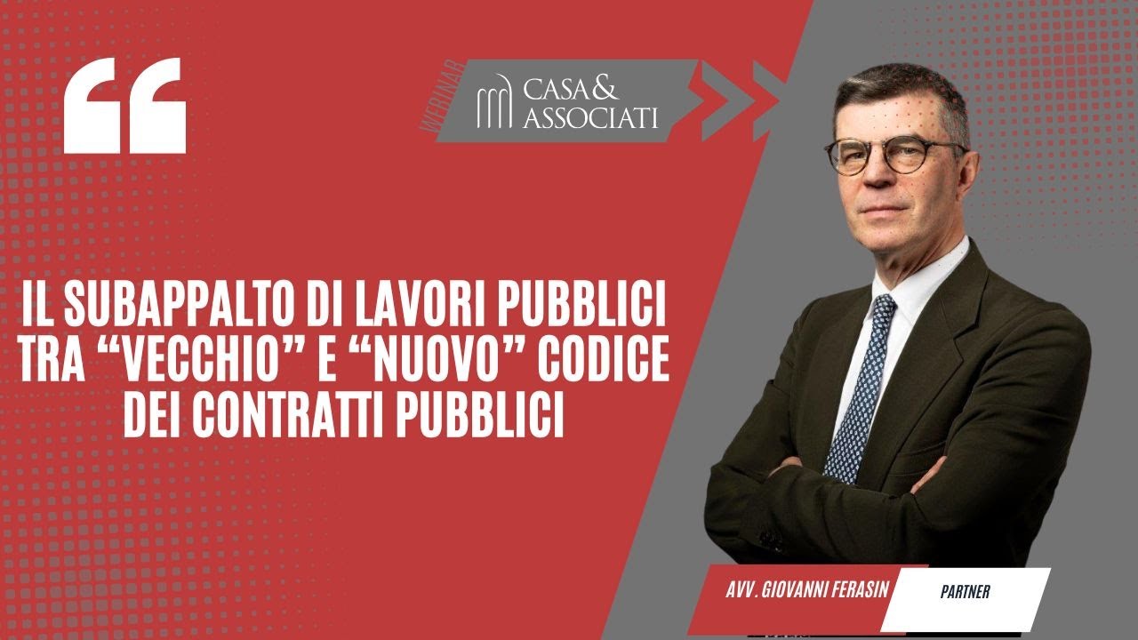 Il subappalto di lavori pubblici tra 