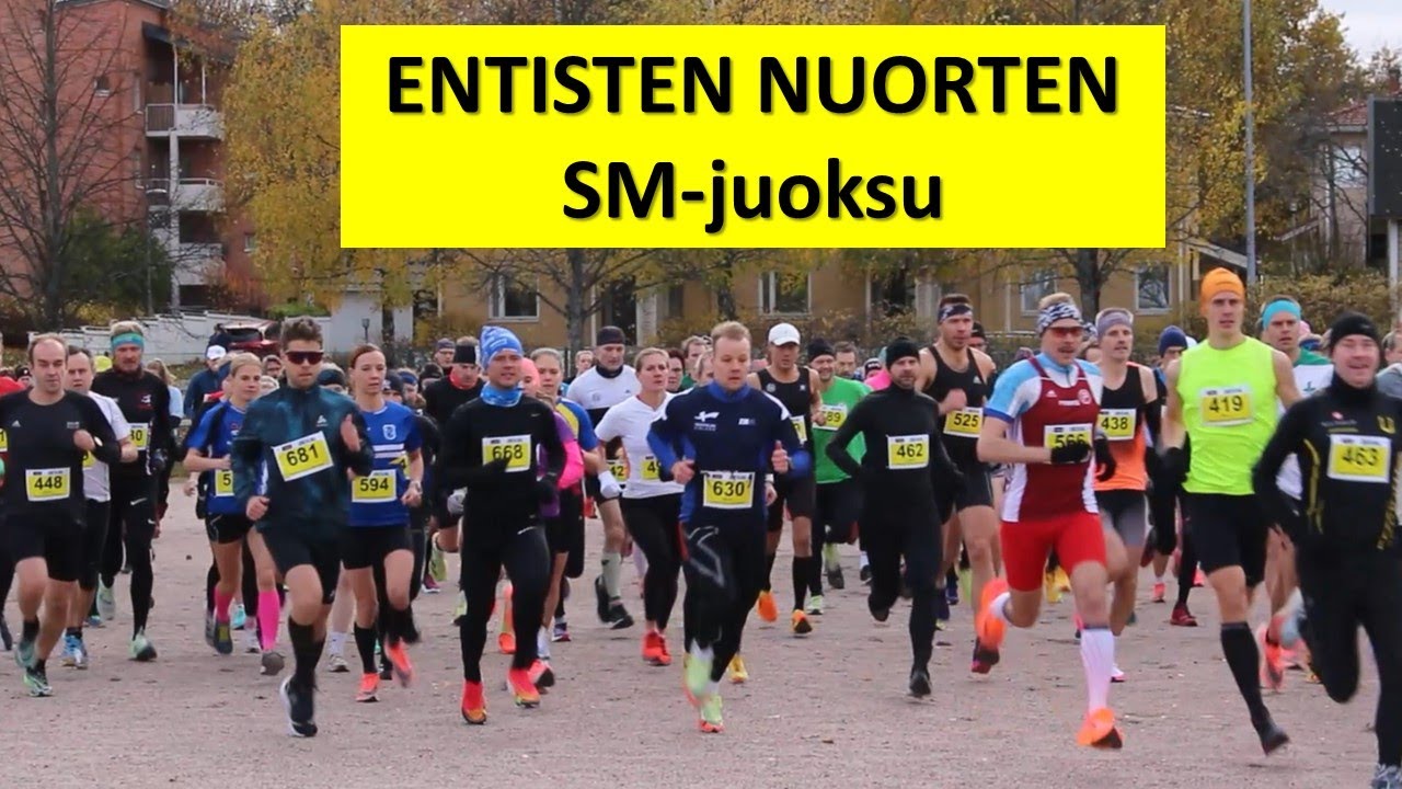 SAUL:n 10 km SM- juoksu 2022. Haastateltavana Hellevi Mankki