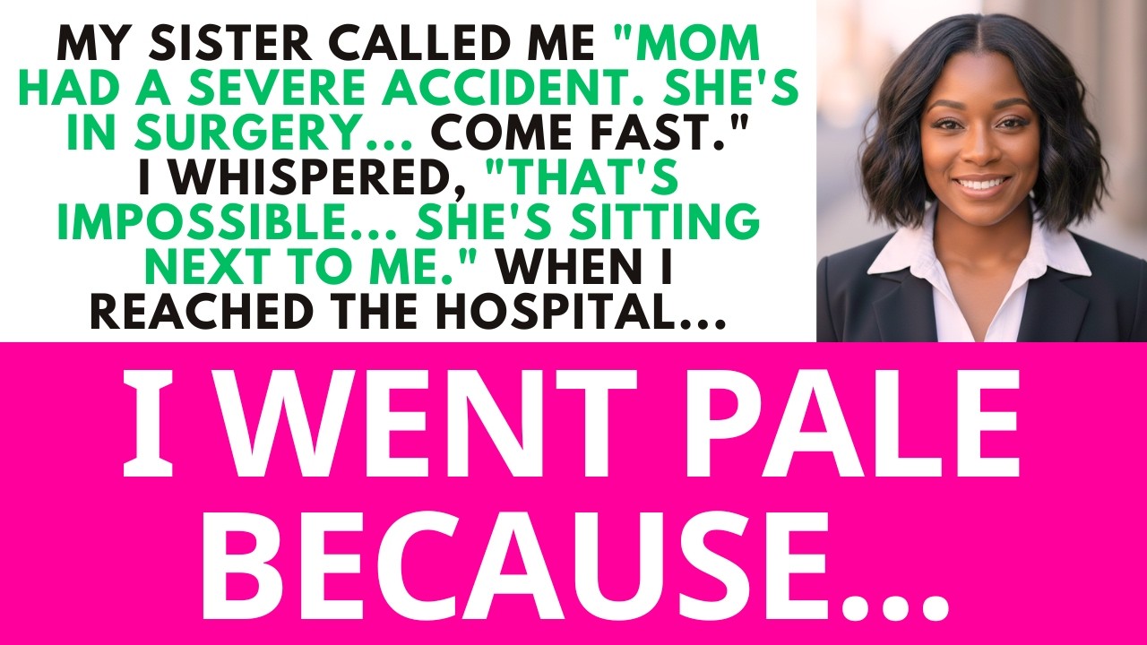 My Sister Called 'Mom Is In Surgery.' But Mom Was Sitting Next To Me At Home... | Peach Revenge