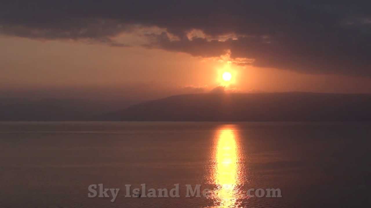 Sunrise over the Sea of Galilee