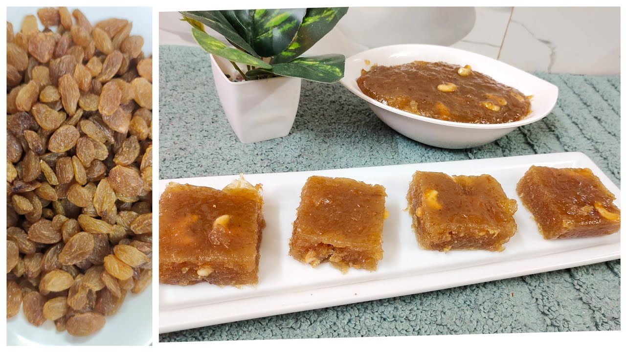 Kishmish Halwa/Healthy Recipe/ Raisins Halwa/Dry Grapes Halwa/ Ularthirachai Halwa/Easy Sweet Recipe