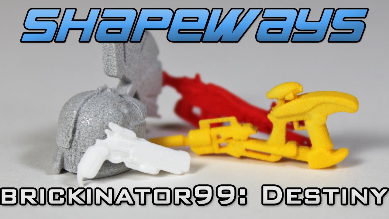 Shapeways Unboxing: Brickinator99's DESTINY Gear