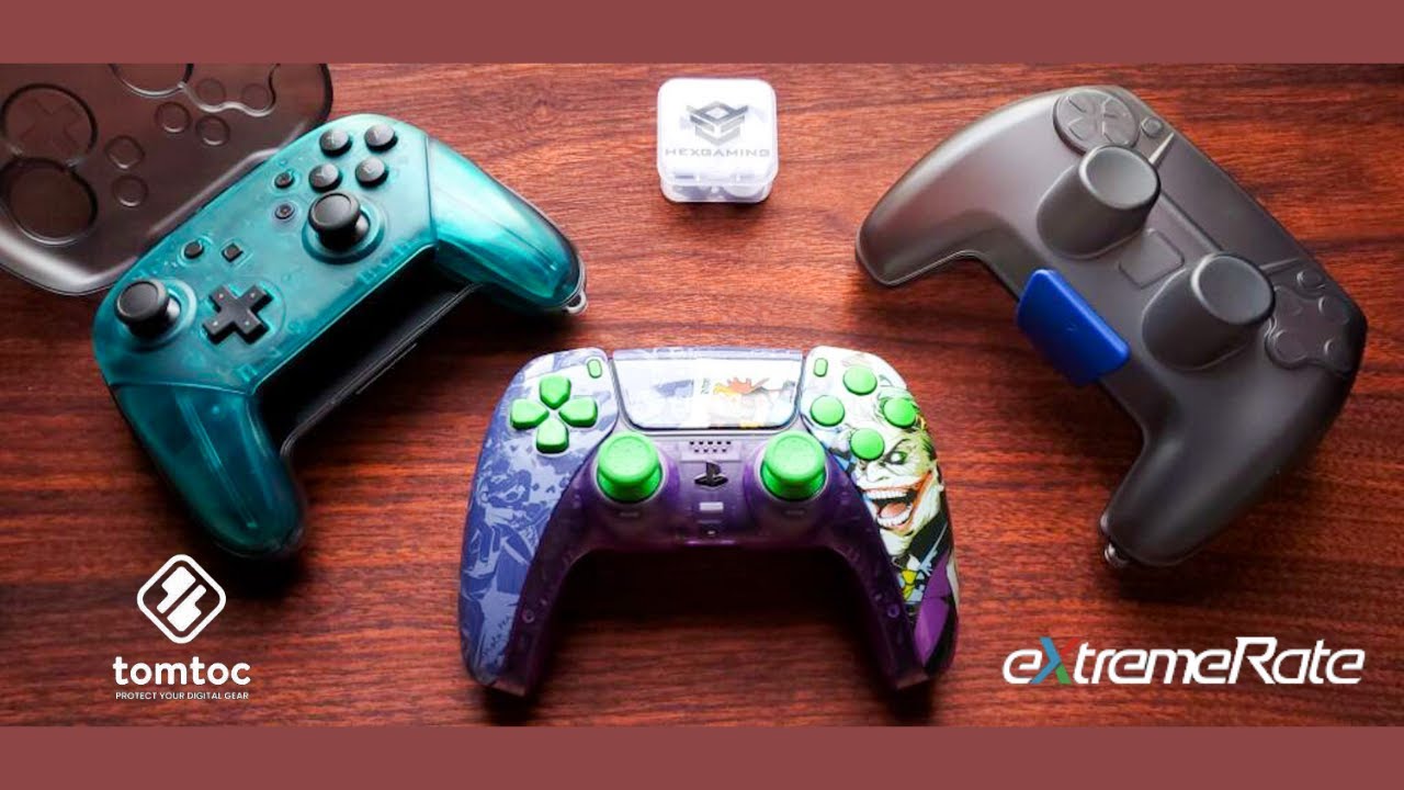 Tomtoc Armor Case for PS5 & Switch Pro Controllers + The Best PS5 Joker Controller