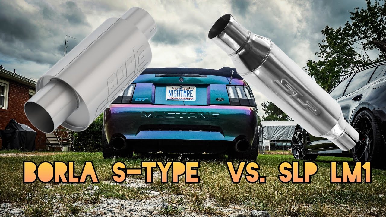 2003 Ford Mustang GT Off-Road H-Pipe SLP LM1 Vs Borla S-Type Comparison