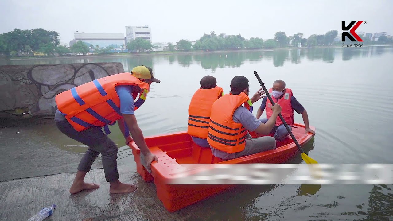 Keman Boat - Perahu plastik PE Polyethylene - lebih kuat daripada perahu karet inflatable