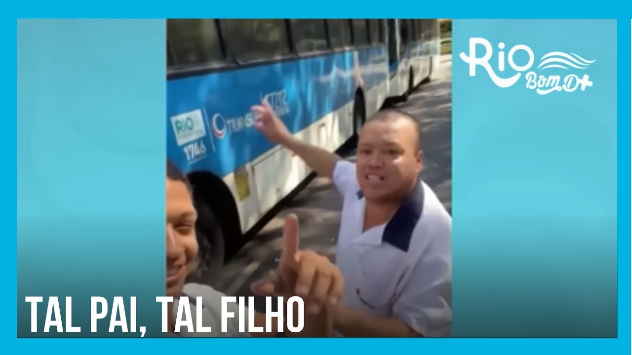 MOTORISTA DE ÔNIBUS VIRA SUCESSO NAS REDES I TAL PAI TAL FILHO