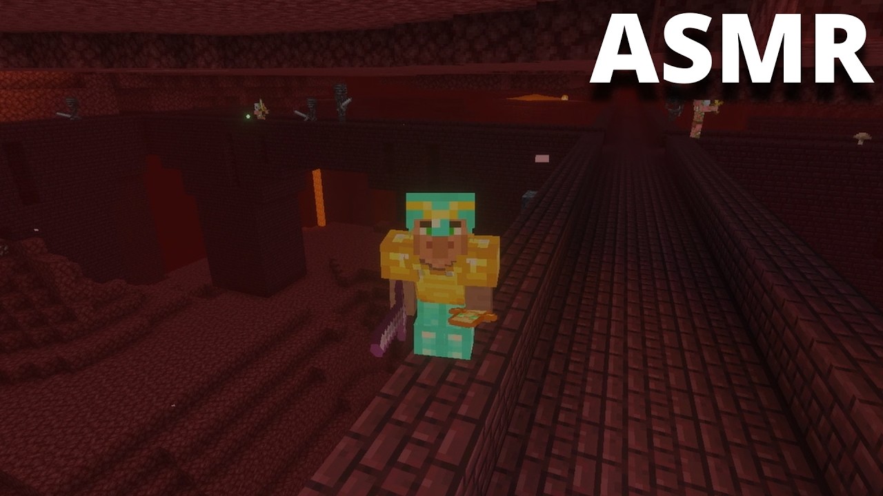 ASMR Hardcore Minecraft | Finally a Nether Fortress!!