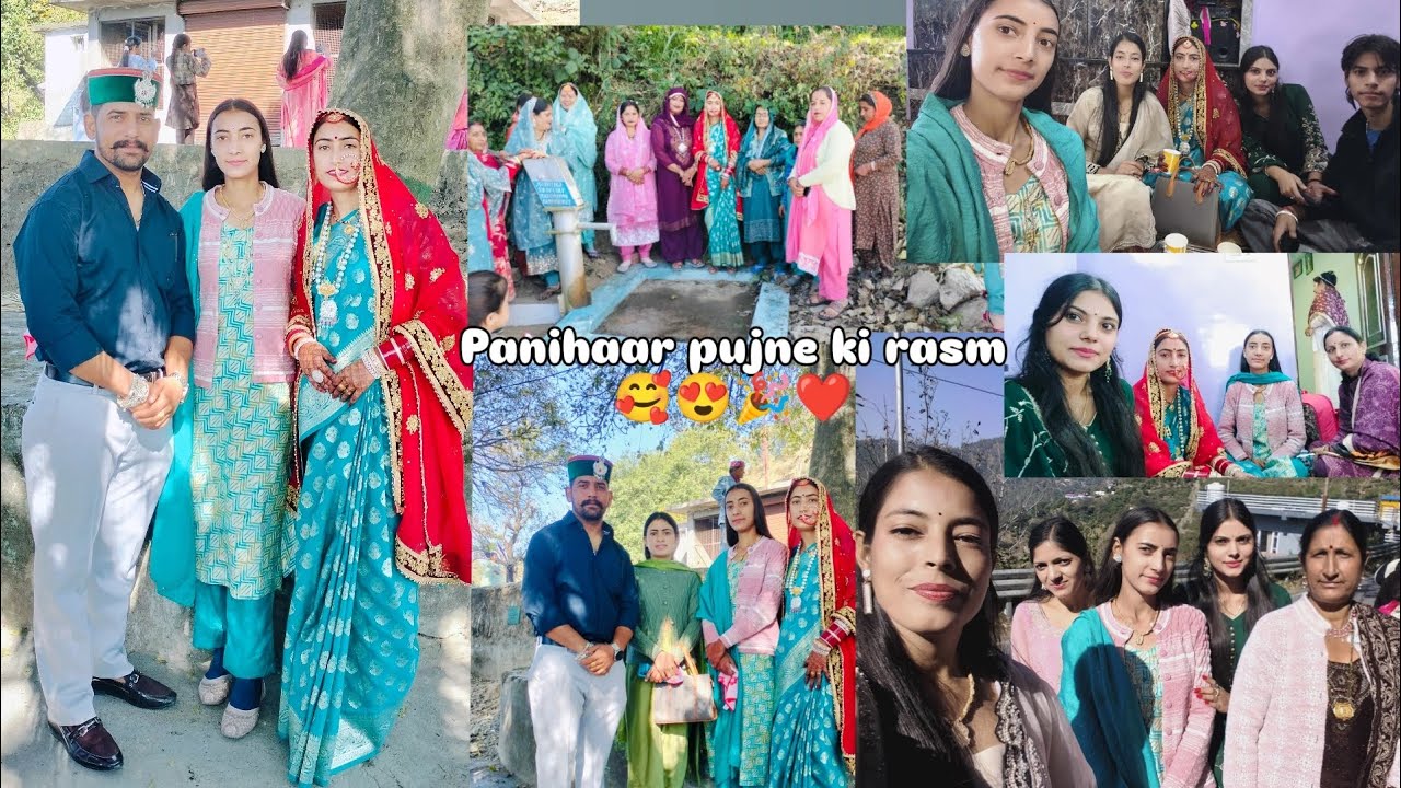 Panihaar pujne ki rasm🥰💝😍 llHimachali weddingll🎉#phadilifestyle #shaadivibes #lovemusic #moj#masti 