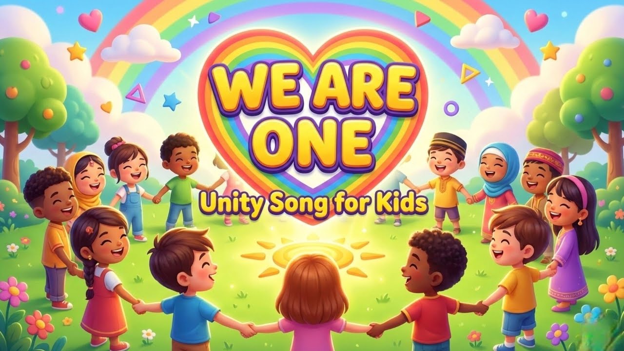 We Are One &ndash; Unity Song for Kids | Friendship, Love & Togetherness | Kids Educational Song