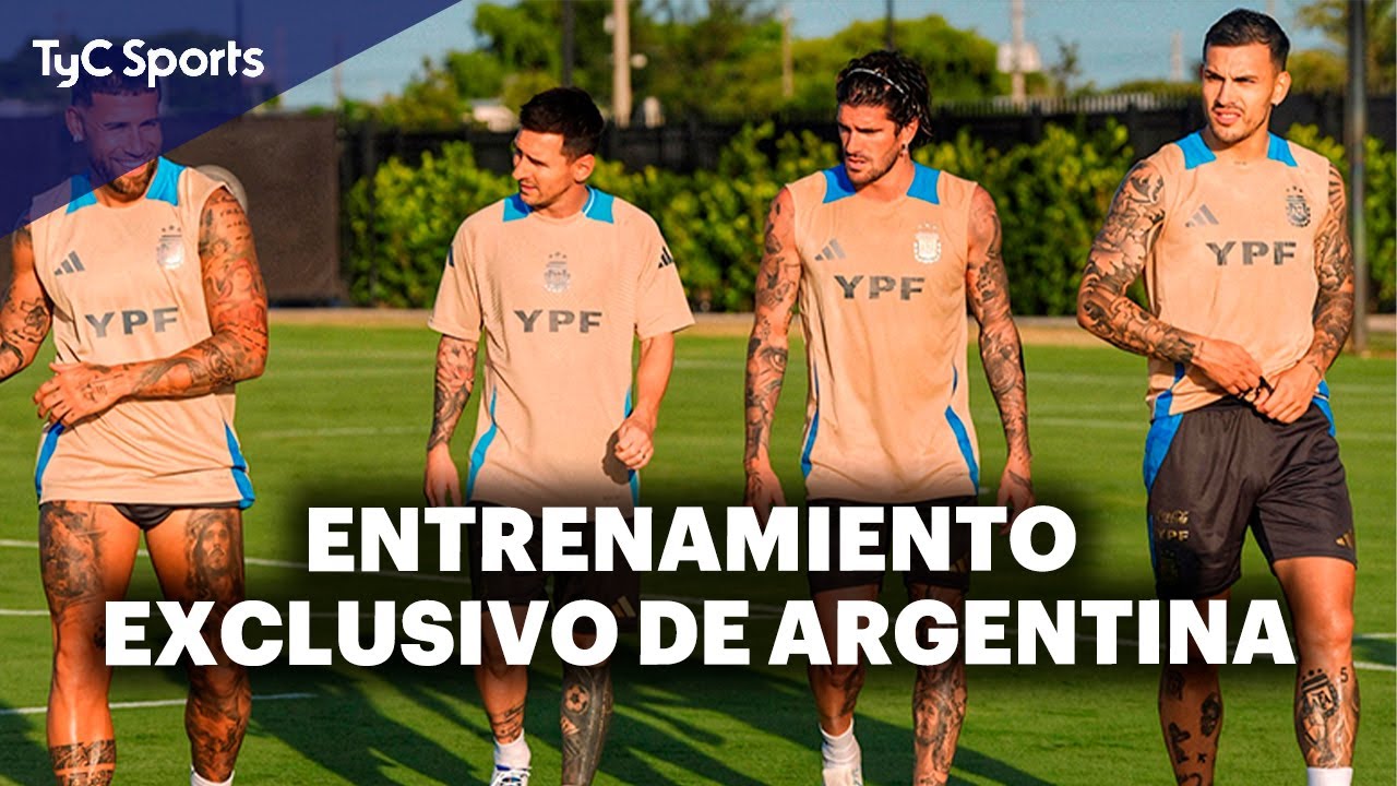 ASÍ SE ENTRENÓ ARGENTINA EN LA PREVIA DEL DEBUT CONTRA CANADÁ