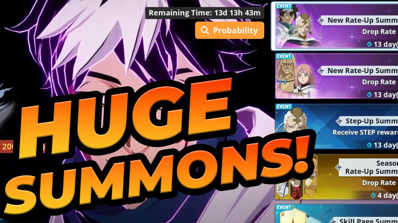 300 SUMMONS FOR THE NEW HEROES !! INSANE LUCK ?! Black Clover Mobile