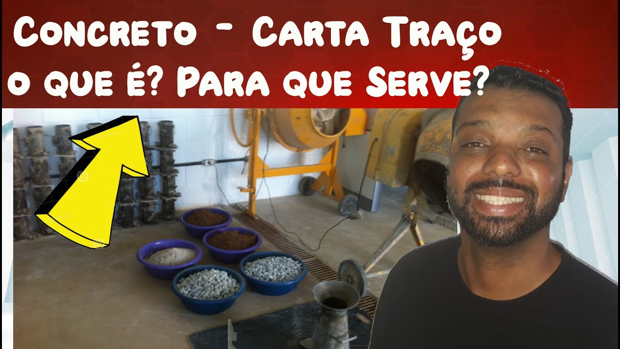 Concreto - Carta traço - Oque é - Para que serve - Inspeção de Obras