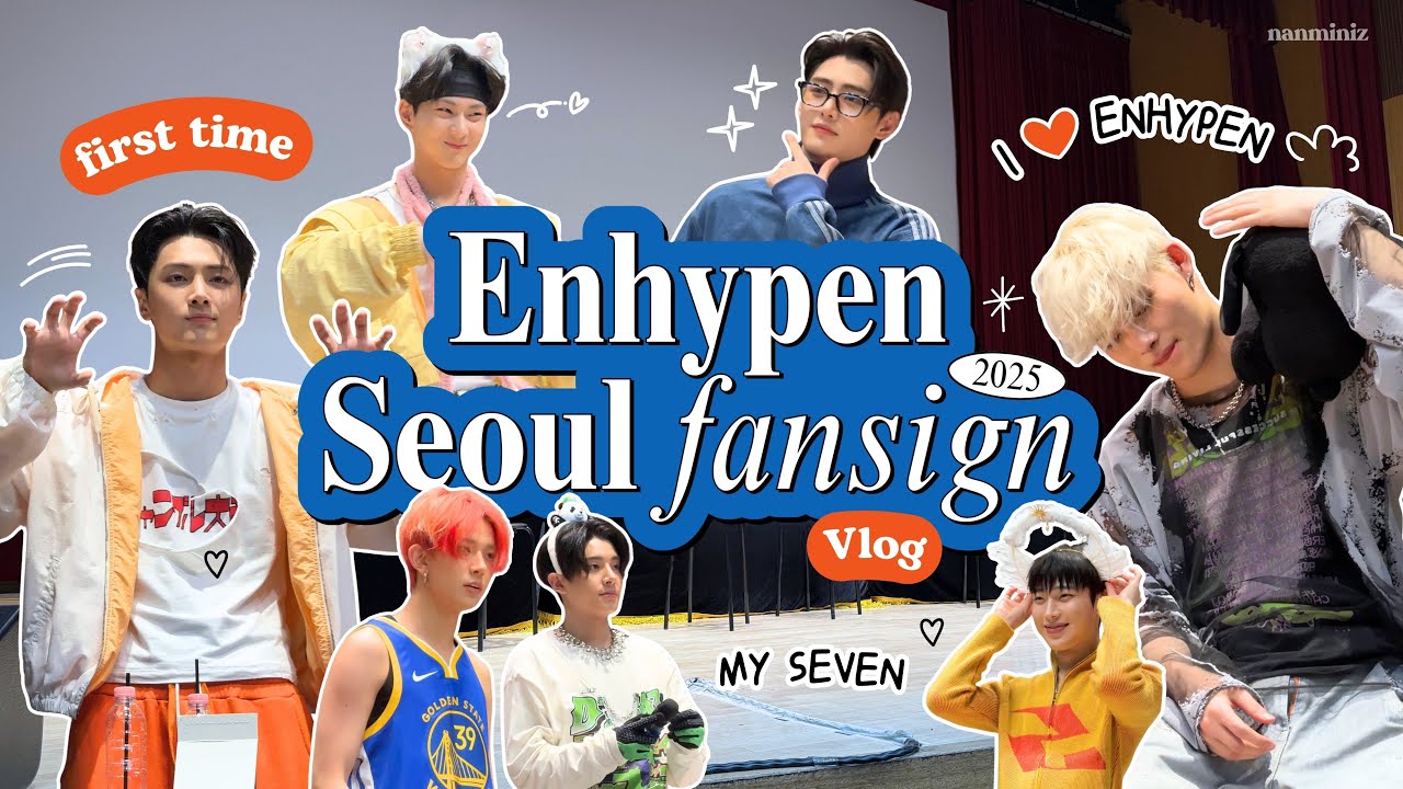 [ENGENE-VLOG] ENHYPEN Fansign in Seoul ครั้งแรกที่ได้ sign all member ที่เกาหลี !