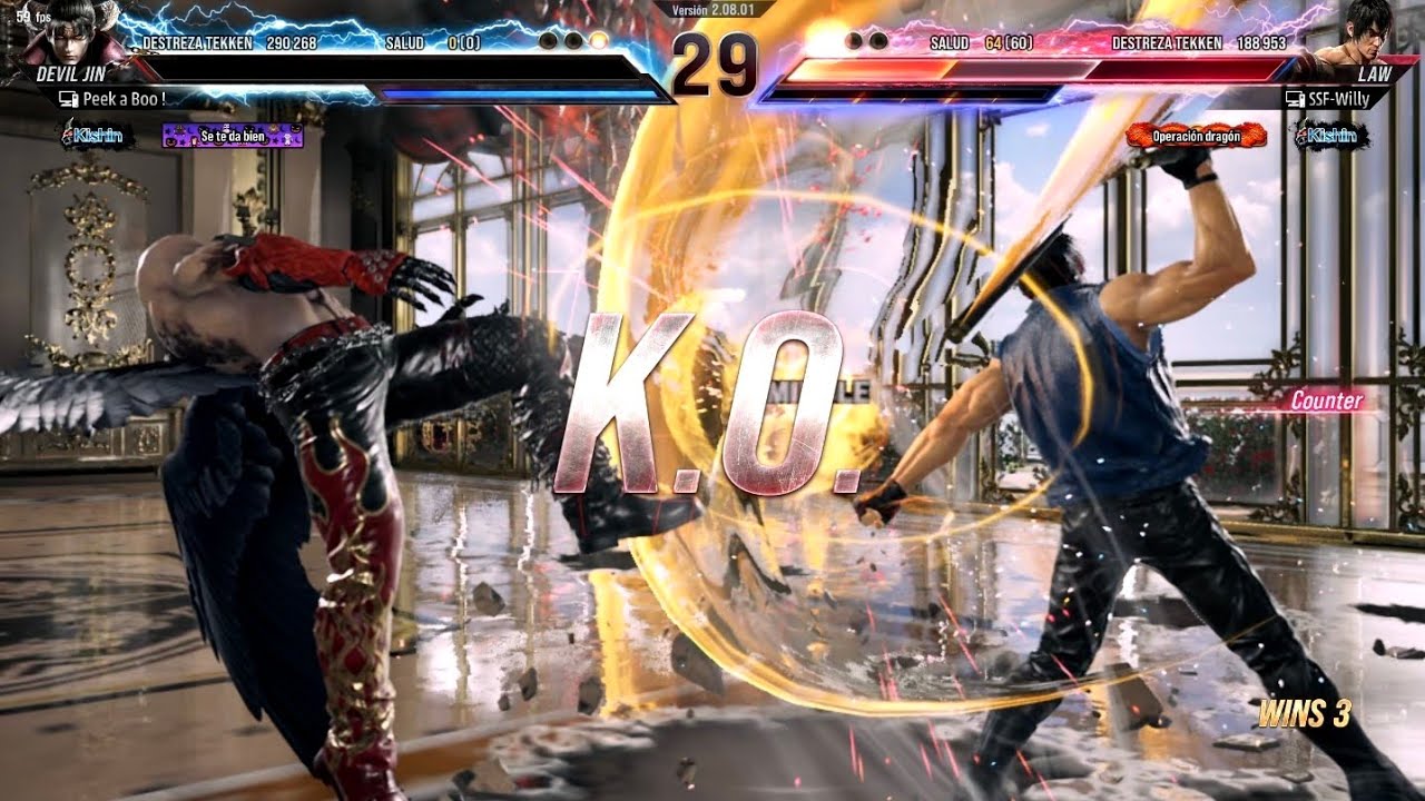 SSF-Willy (Law) vs Devil Jin - Tekken 8 S2