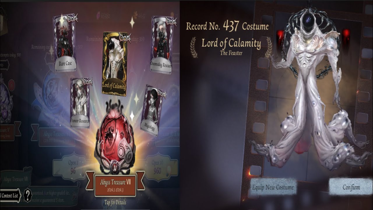 opening 145 coa VII essences (got very lucky) | identity v