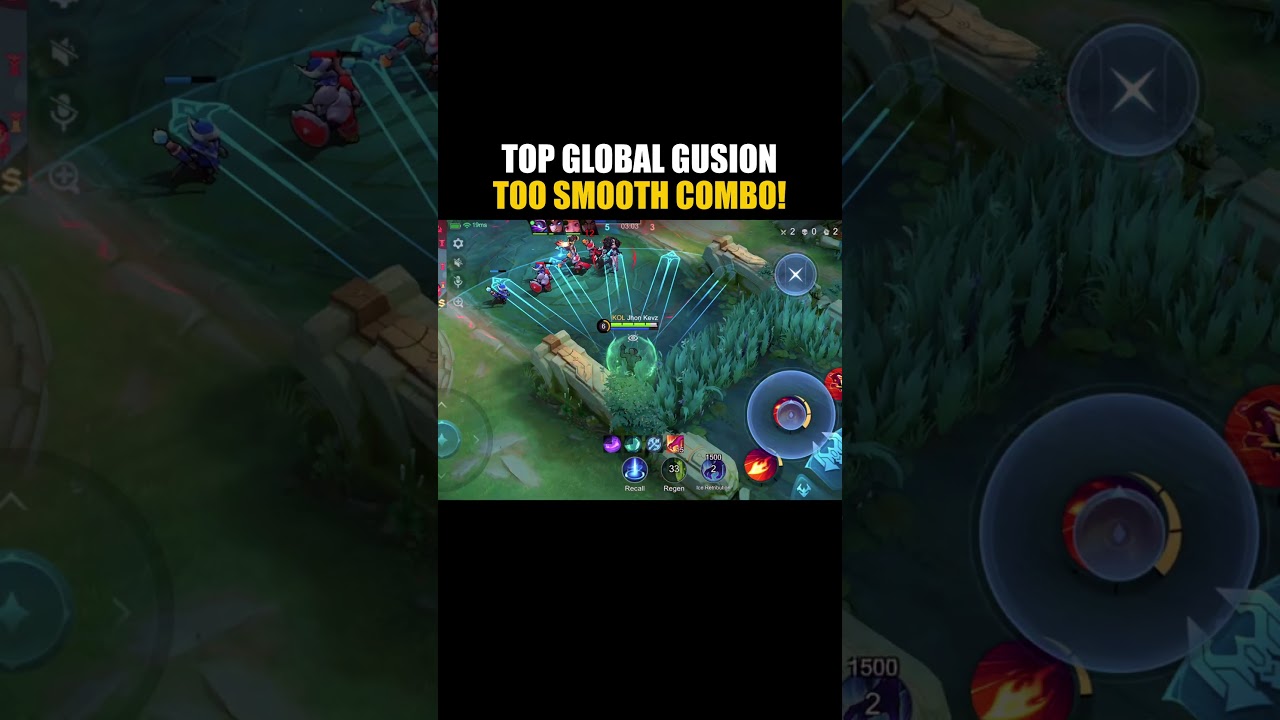 Top Global Gusion Smooth Combo! #mobilelegends #mlbb #gusionfreestyle