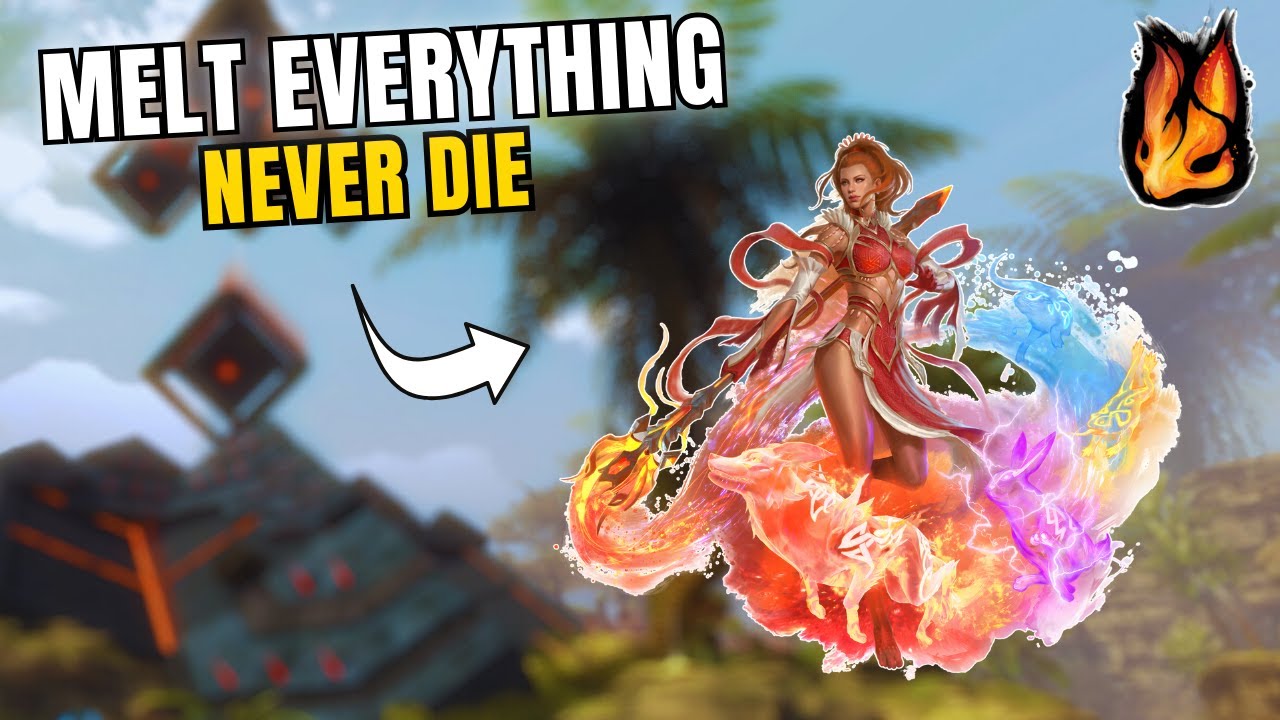 GW2 Fire Evoker: Melt Enemies While Staying Alive (Open World Build)