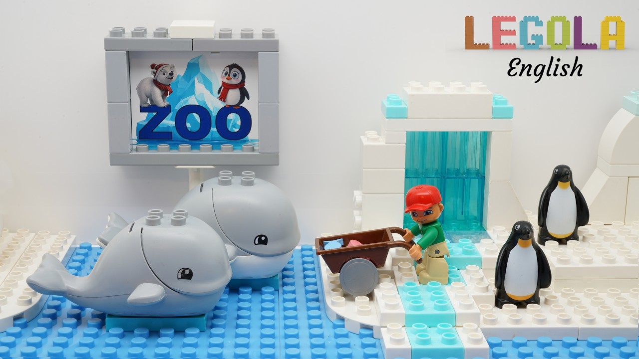 LEGO DUPLO ЗООПАРК АРКТИЧЕСКИХ ЖИВОТНЫХ / ЗООПАРК СЕВЕРНОГО И ЮЖНОГО ПОЛЮСА / МОРСКОЙ МИР / @LEGO...